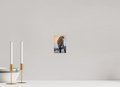 4 x 6″, Acrylic Glass Rounded Corners Backlit Hawk in the Last Light