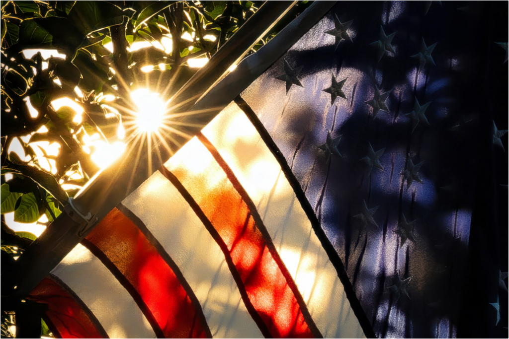 Main image unlight Through a Weathered Flag