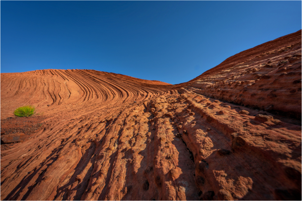 Main image Sandstone Curves Under a Deep Blue Sky